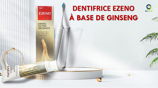 EZENO au Ginseng, Pâte dentifrice aux huiles essentielles et au Ginseng